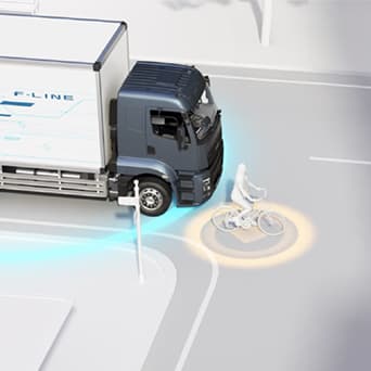 Ford Trucks Kör Nokta Uyarı Sistemi temsili